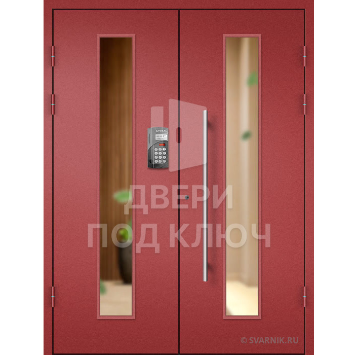Двустворчатая тамбурная дверь ДПК-13819